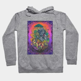 Gorilla Engraving Surrealism Artwork Hoodie